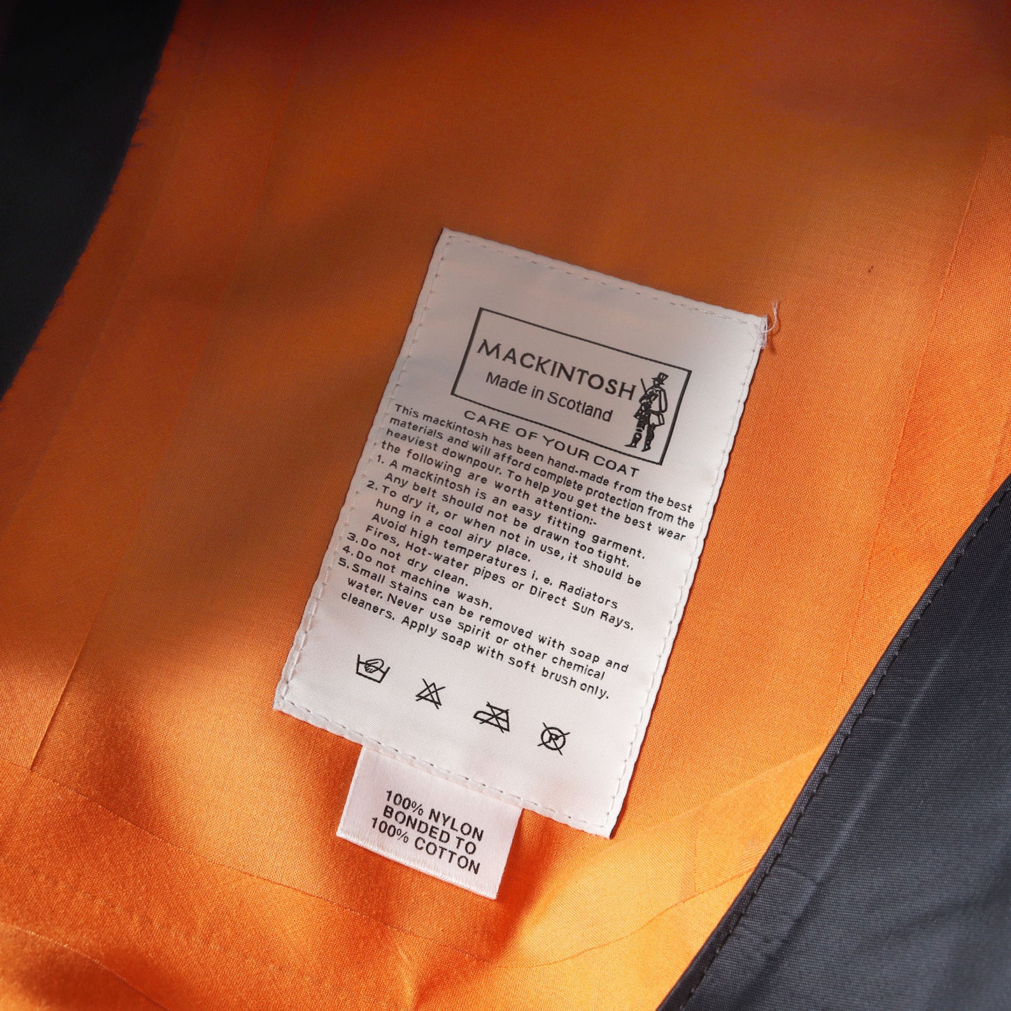 × HYKE ゴム引き 3B チェスター コート (5C) / MADE IN SCOTLAND