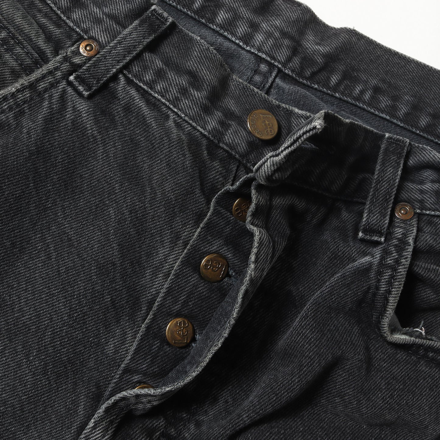 90s テーパード デニム パンツ (CHICAGO) / ボタンフライ