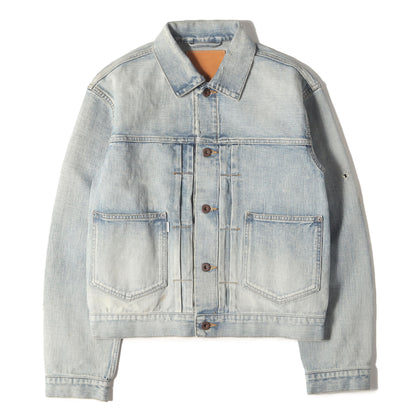 ヴィンテージ加工 デニム トラッカー ジャケット (FADED MODERN DENIM JACKET 23AWJK05)