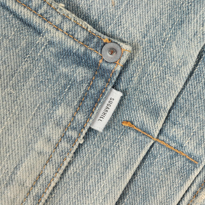 ヴィンテージ加工 デニム トラッカー ジャケット (FADED MODERN DENIM JACKET 23AWJK05)