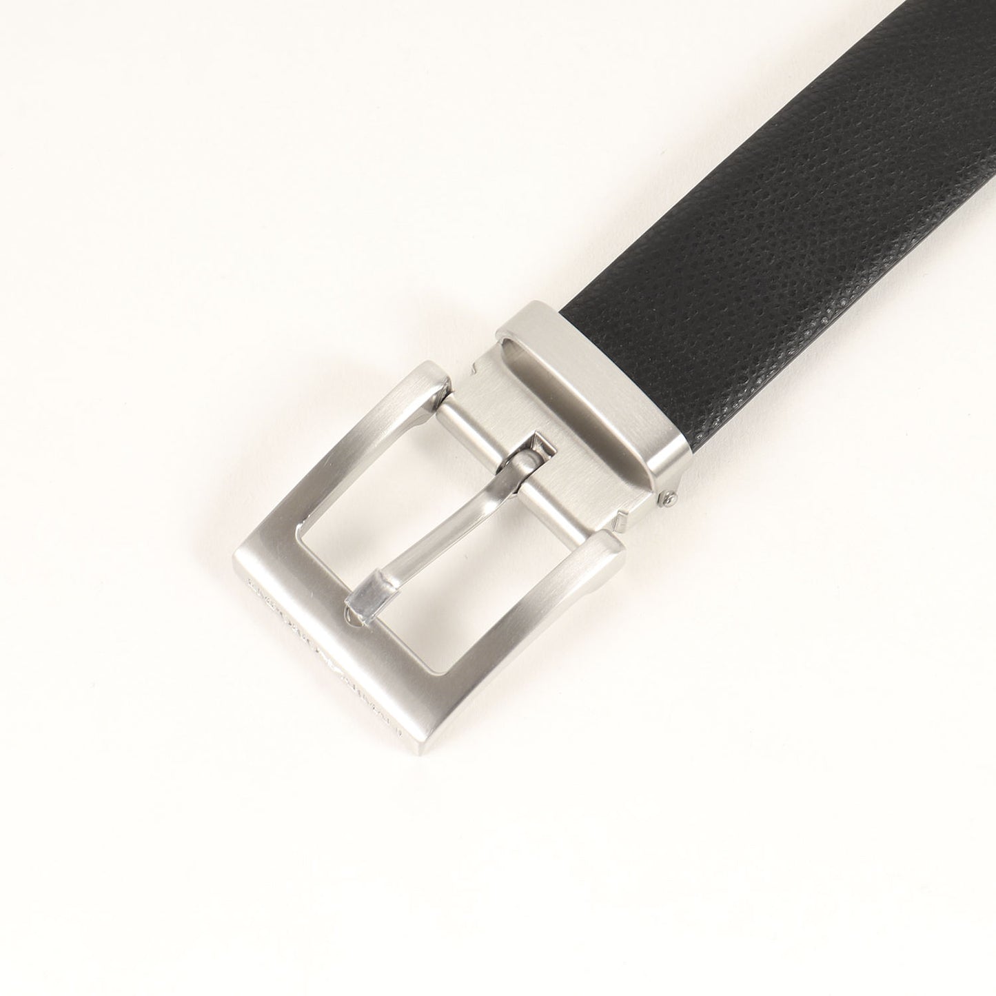 スクエアバックル フォーマル レザー ベルト / MADE IN ITALY
