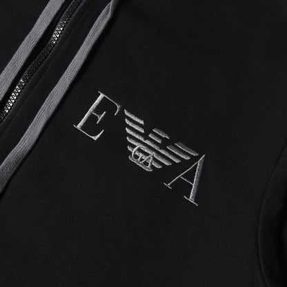 20SS イーグル ロゴ 刺繍 スウェット ジップ パーカー / 裏起毛 UNDERWEAR