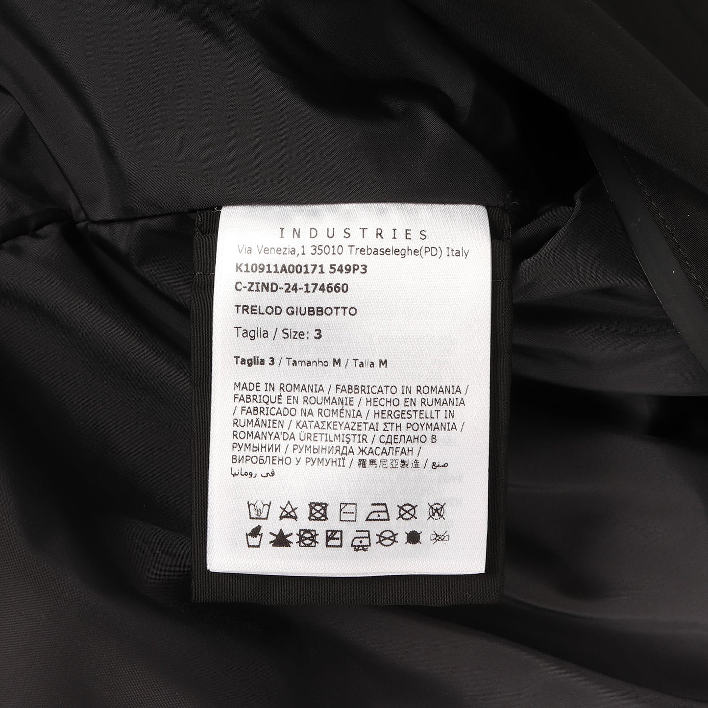 25SS ポリコットン ボンバー ジャケット (TRELOD GIUBBOTTO K10911A00171 549P3)