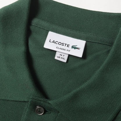 ワンポイント ワニ ワッペン 刺繍 ピケ ポロシャツ (L1212LJ) / CLASSIC FIT MADE IN JAPAN