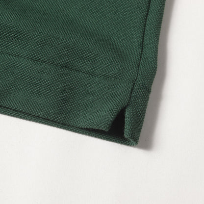 ワンポイント ワニ ワッペン 刺繍 ピケ ポロシャツ (L1212LJ) / CLASSIC FIT MADE IN JAPAN