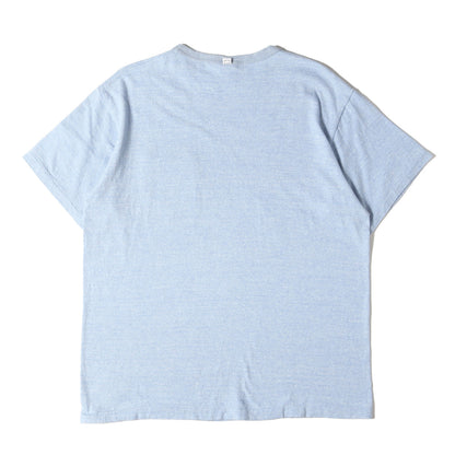 25SS ヴィンテージウォッシュ コットンレーヨン バインダーネック ポケット Tシャツ (SD 88/12 Pocket T VW)