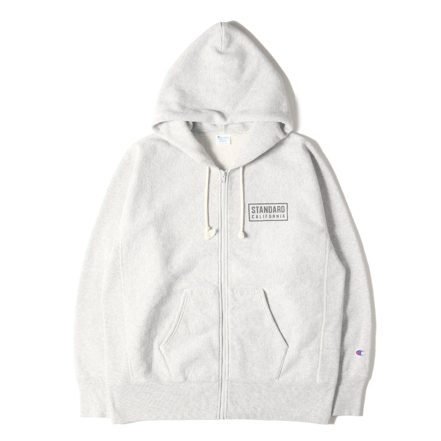 24AW × Champion ロゴ リバースウィーブ スウェット ジップ パーカー (Champion for SD Exclusive Zip Hood Sweat) / 裏起毛