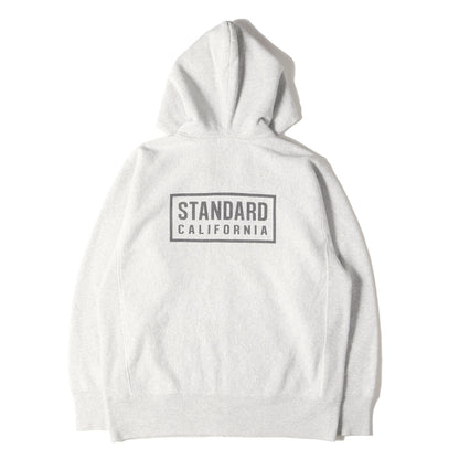 24AW × Champion ロゴ リバースウィーブ スウェット ジップ パーカー (Champion for SD Exclusive Zip Hood Sweat) / 裏起毛