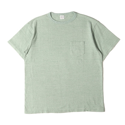 25SS ヴィンテージウォッシュ コットンレーヨン バインダーネック ポケット Tシャツ (SD 88/12 Pocket T VW)