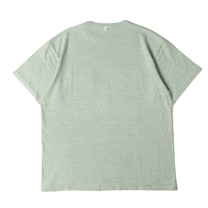 25SS ヴィンテージウォッシュ コットンレーヨン バインダーネック ポケット Tシャツ (SD 88/12 Pocket T VW)