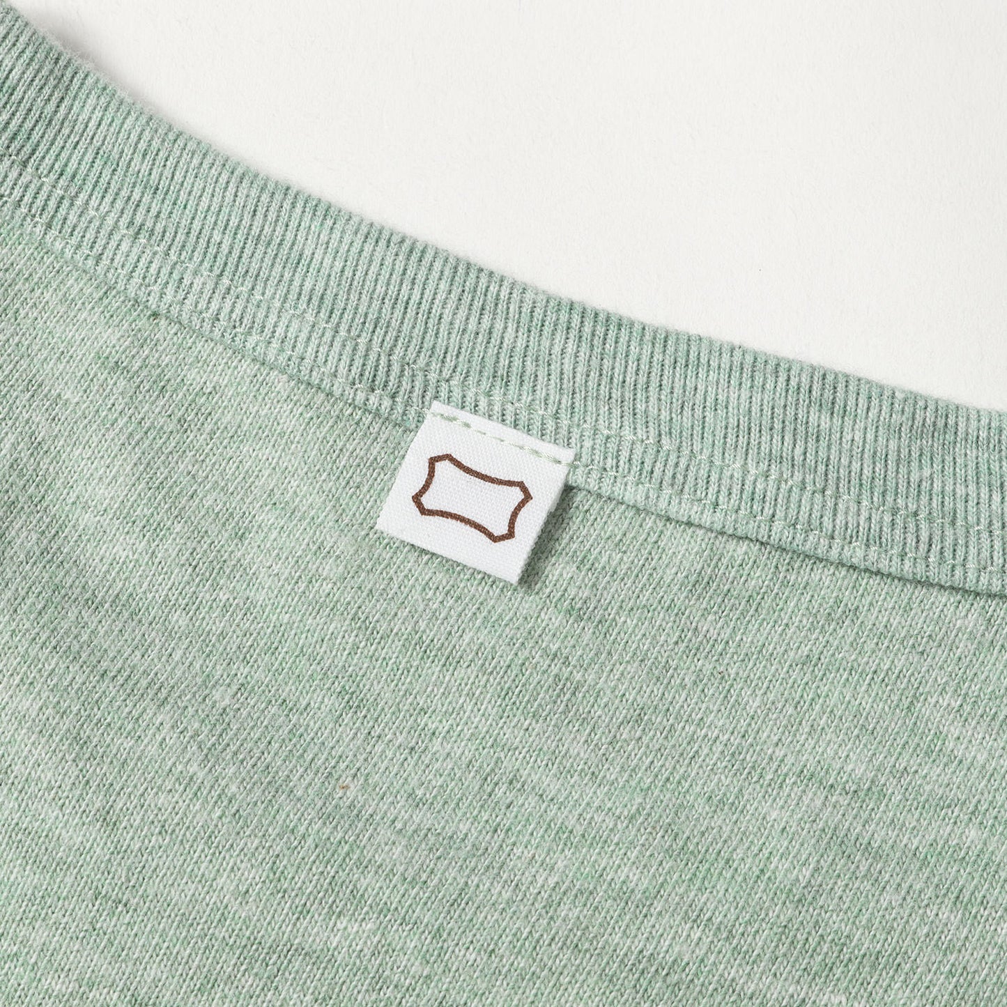 25SS ヴィンテージウォッシュ コットンレーヨン バインダーネック ポケット Tシャツ (SD 88/12 Pocket T VW)