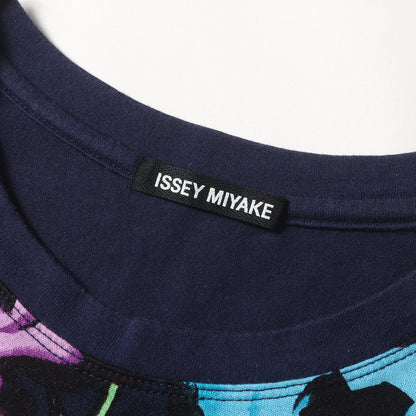 ジオメトリック フラワー 切替 Tシャツ (ME01JK414)