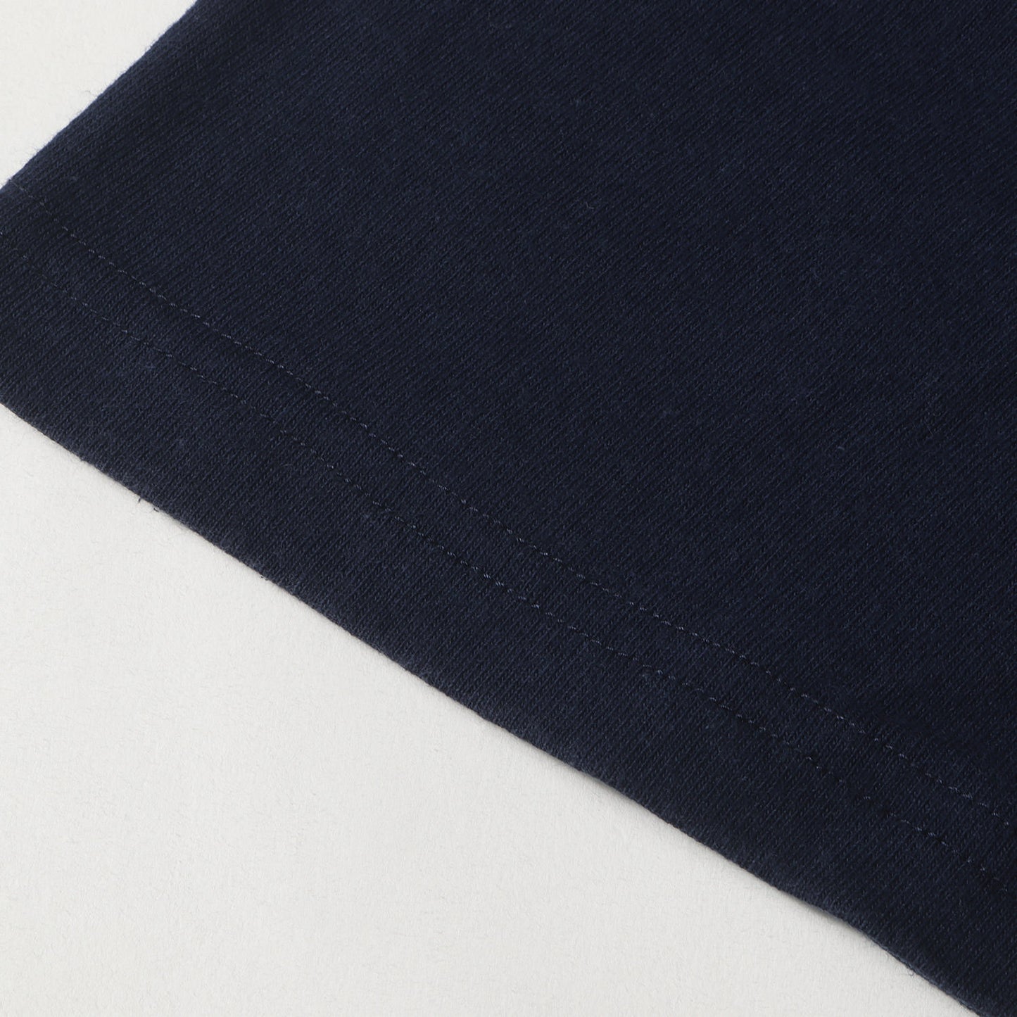 ワンポイント ロゴ 刺繍 リンガーネック Tシャツ (S2302-10006)