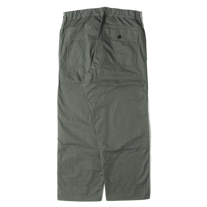 24SS スーパーファイン コットン ツイル イージー パンツ (SUPERFINE COTTON TWILL 596-4140509)