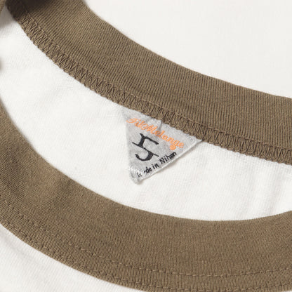 23SS ロゴ リンガーネック トリム Tシャツ (VOLKER-PT 231-1002)