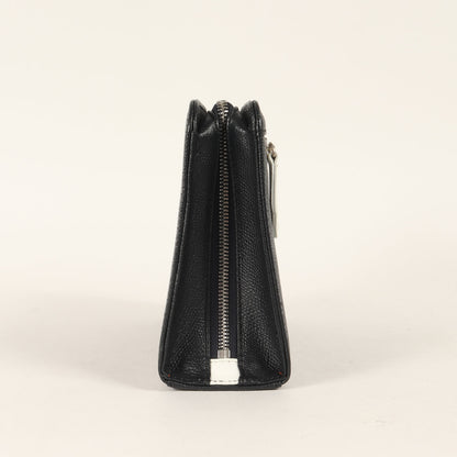 トリコロール アイコン レザー クラッチバッグ (032211)