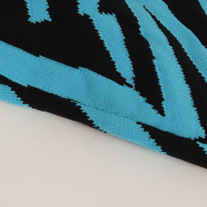 ジオメトリック ジャガード ポリ ニット ロング カーディガン (PK-N013)