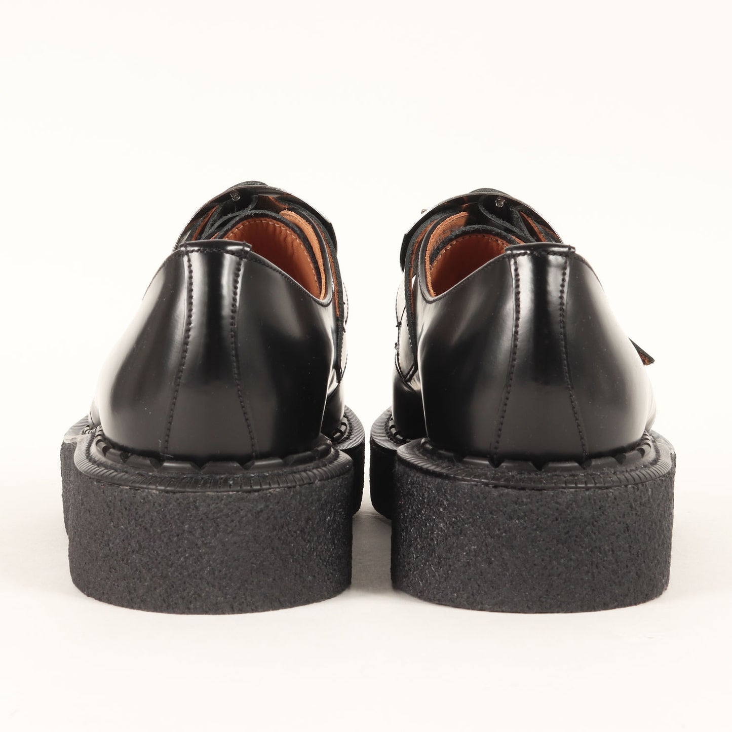 24AW × GEORGE COX バックル モンク レザー クリーパー ドレス シューズ (Platform Brogue PN-K103)