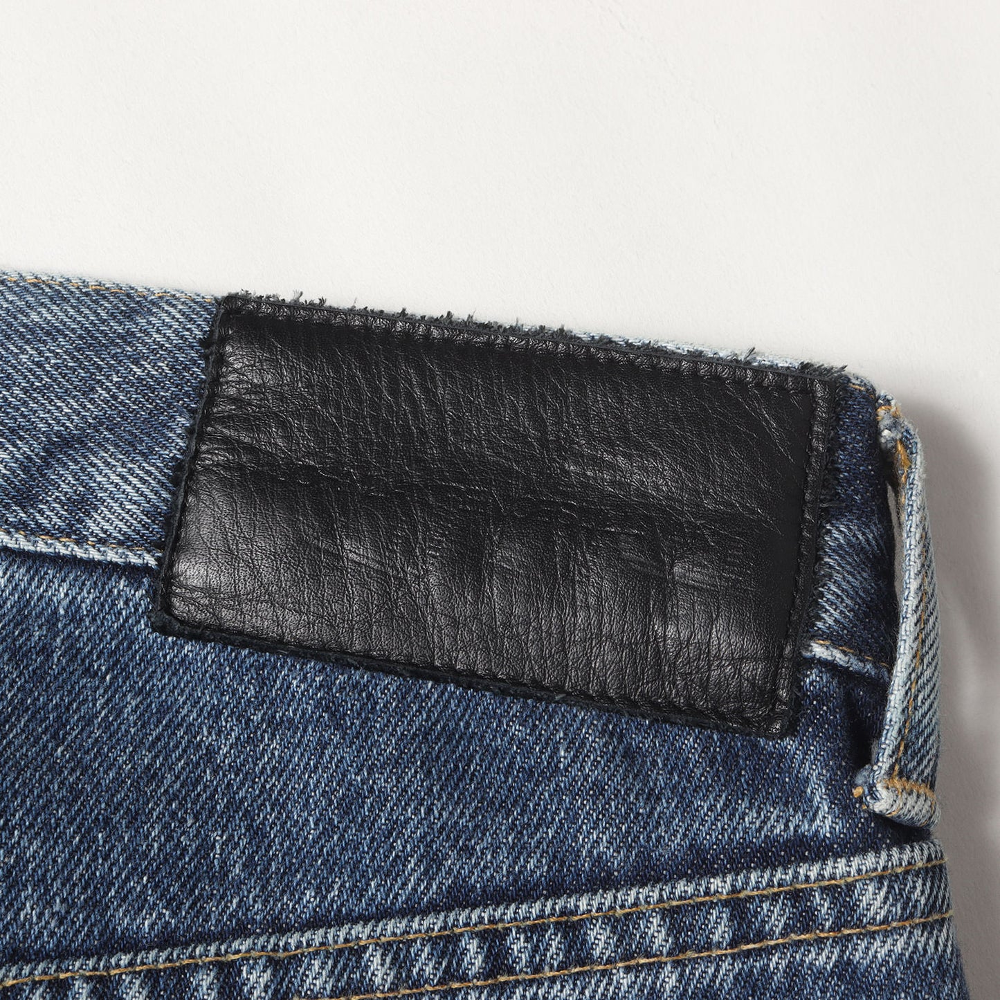 ジップ デザイン デニムパンツ (WASHED DENIM ZIPPED PANTS 2A026-0319-59)