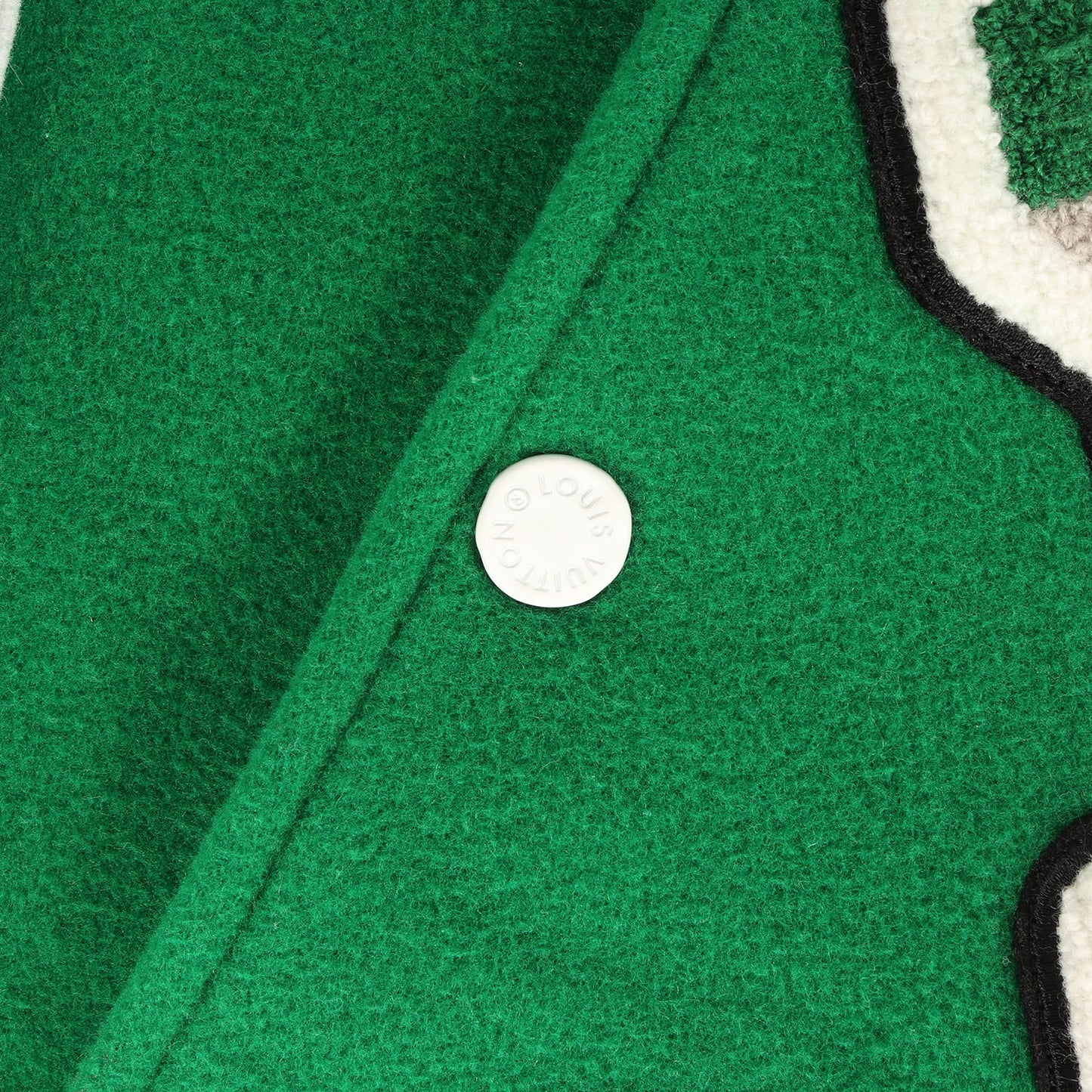 21AW レザースリーブ ロゴ ワッペン 刺繍 メルトン バーシティ ジャケット (RM212 MJY HLL69E)