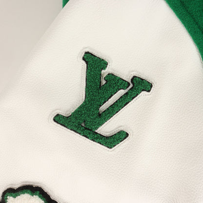 21AW レザースリーブ ロゴ ワッペン 刺繍 メルトン バーシティ ジャケット (RM212 MJY HLL69E)