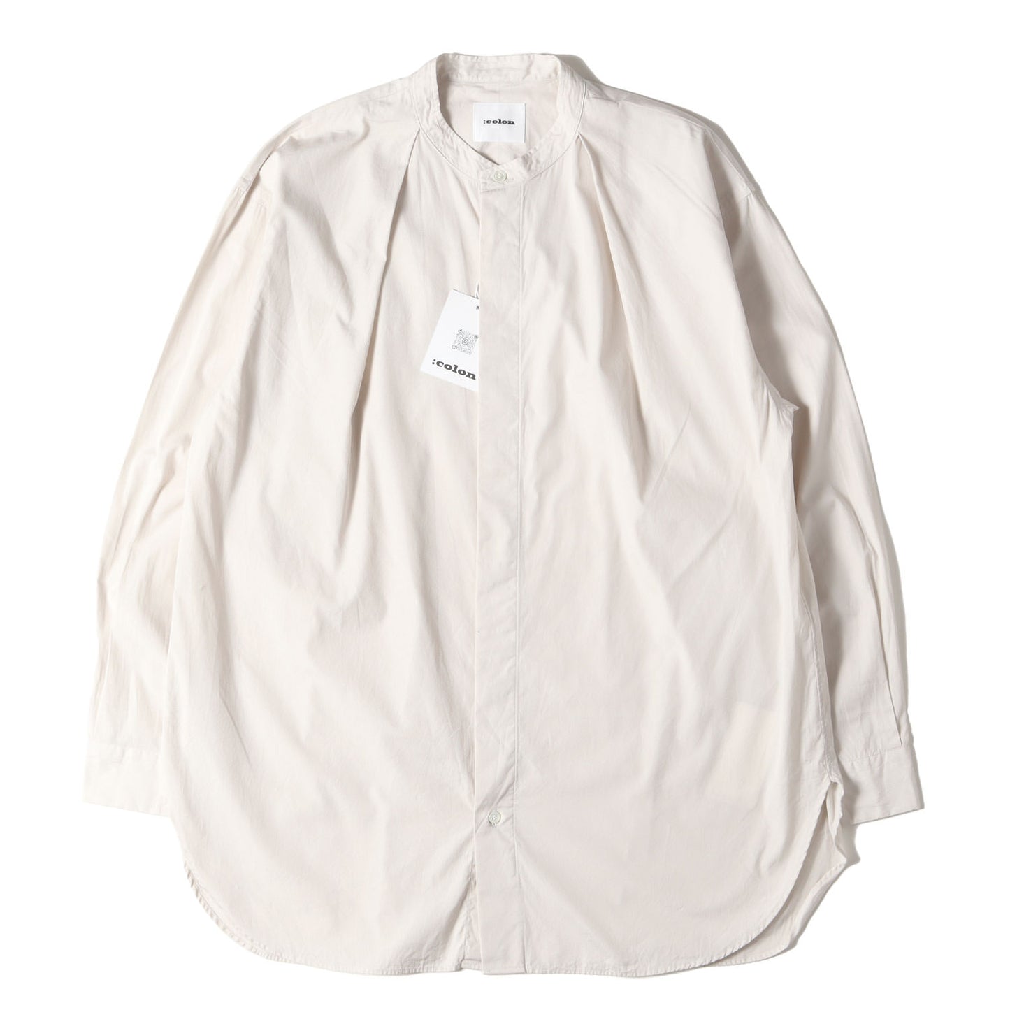24AW 1インプリーツ ブロード ロング シャツ (CSH-1)