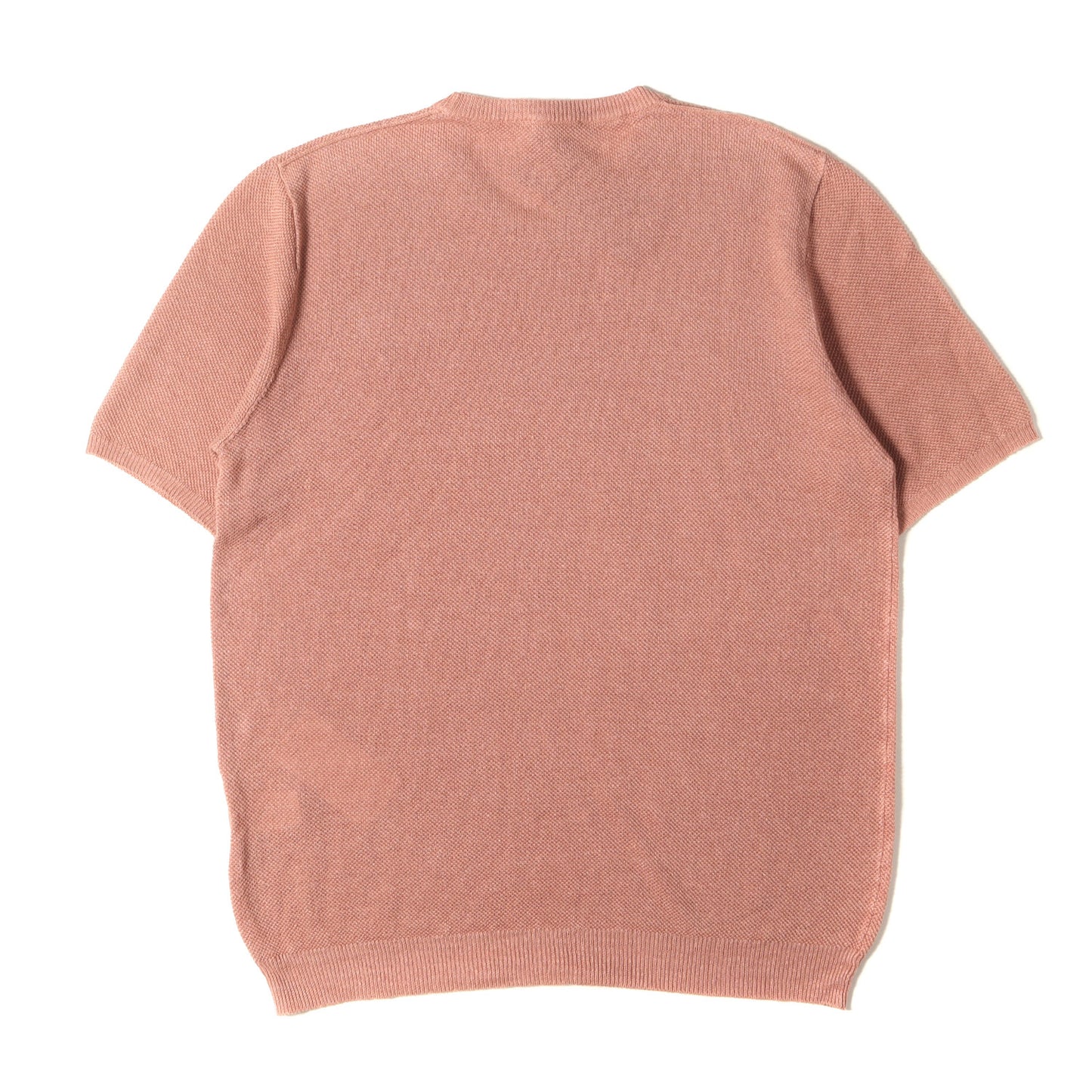24SS 鹿の子 リネン Tシャツ (LINEN PIQUE TEE 116-01-0664) / MADE IN ITALY