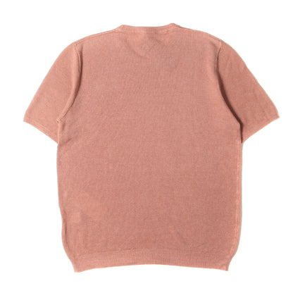 24SS 鹿の子 リネン Tシャツ (LINEN PIQUE TEE 116-01-0664) / MADE IN ITALY