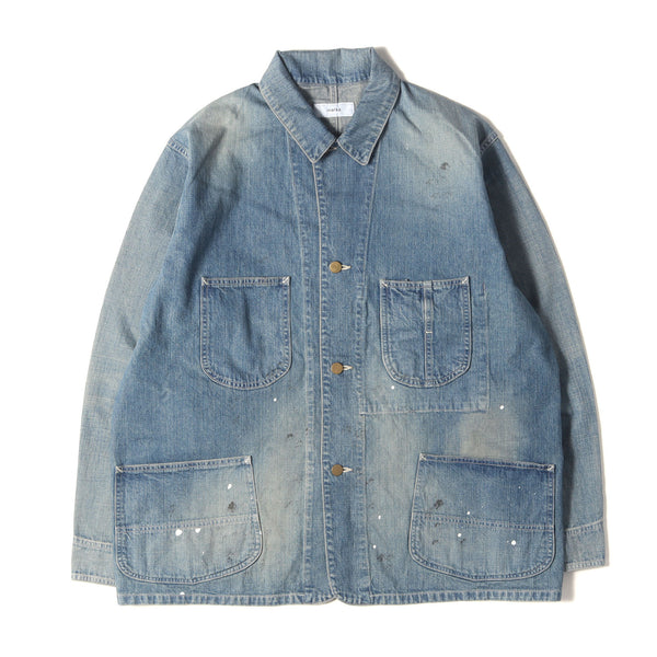 24AW ヴィンテージ加工 ライトオンスデニム カバーオール