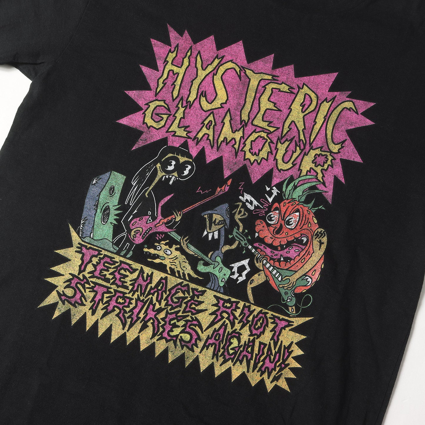 SAVAGE PENCIL/STRAWBERRY MONSTERS BAND Tシャツ (02211CT09)