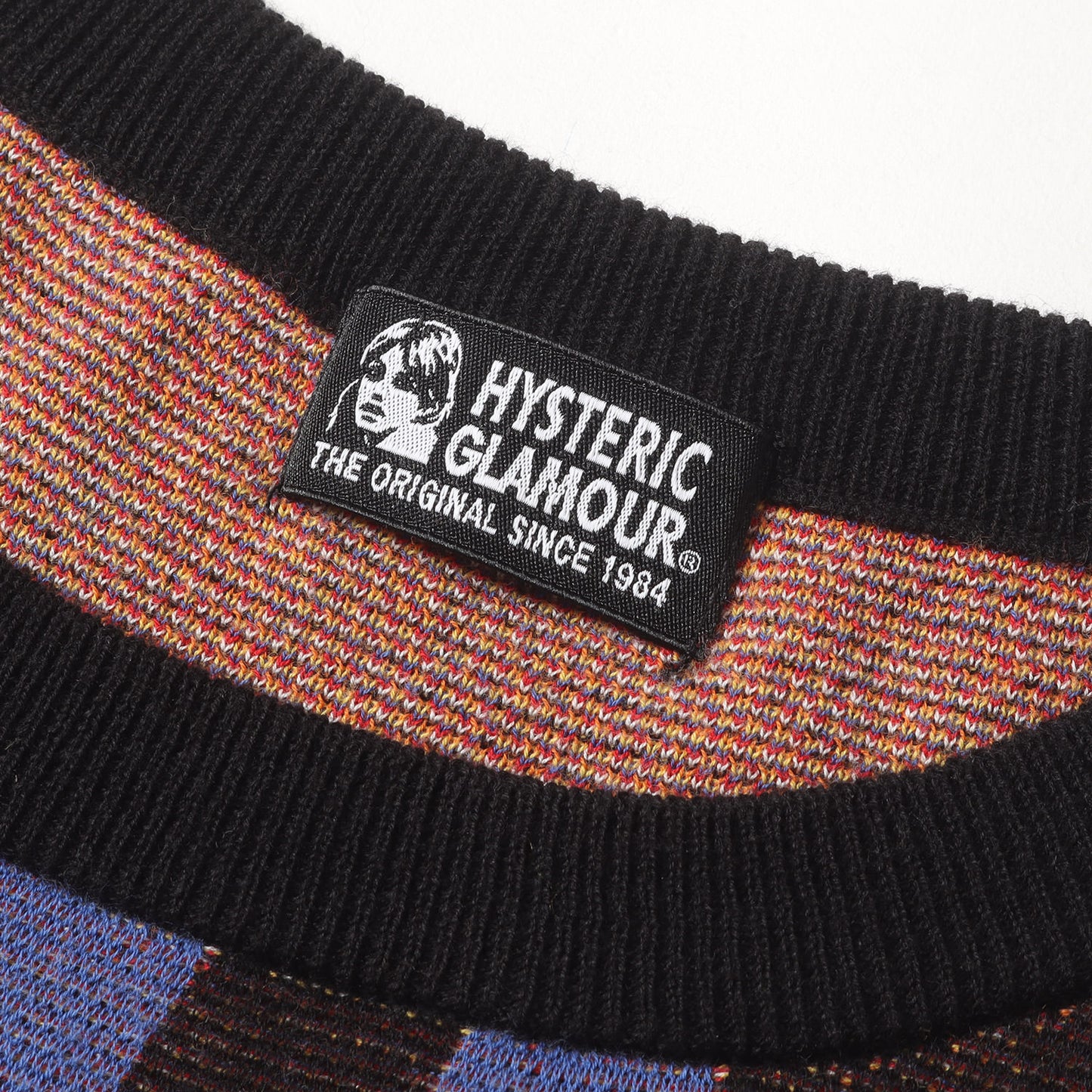 FIRE PATTERN ジャガード プルオーバー 半袖 ニット (01201NS11)