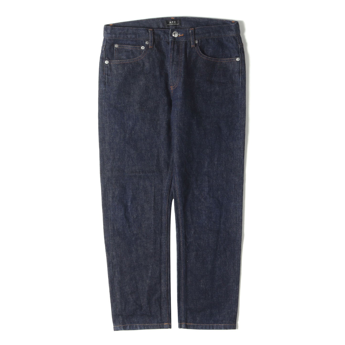 リジッド ストレート デニム パンツ (PETIT NEW STANDARD) / ボタンフライ