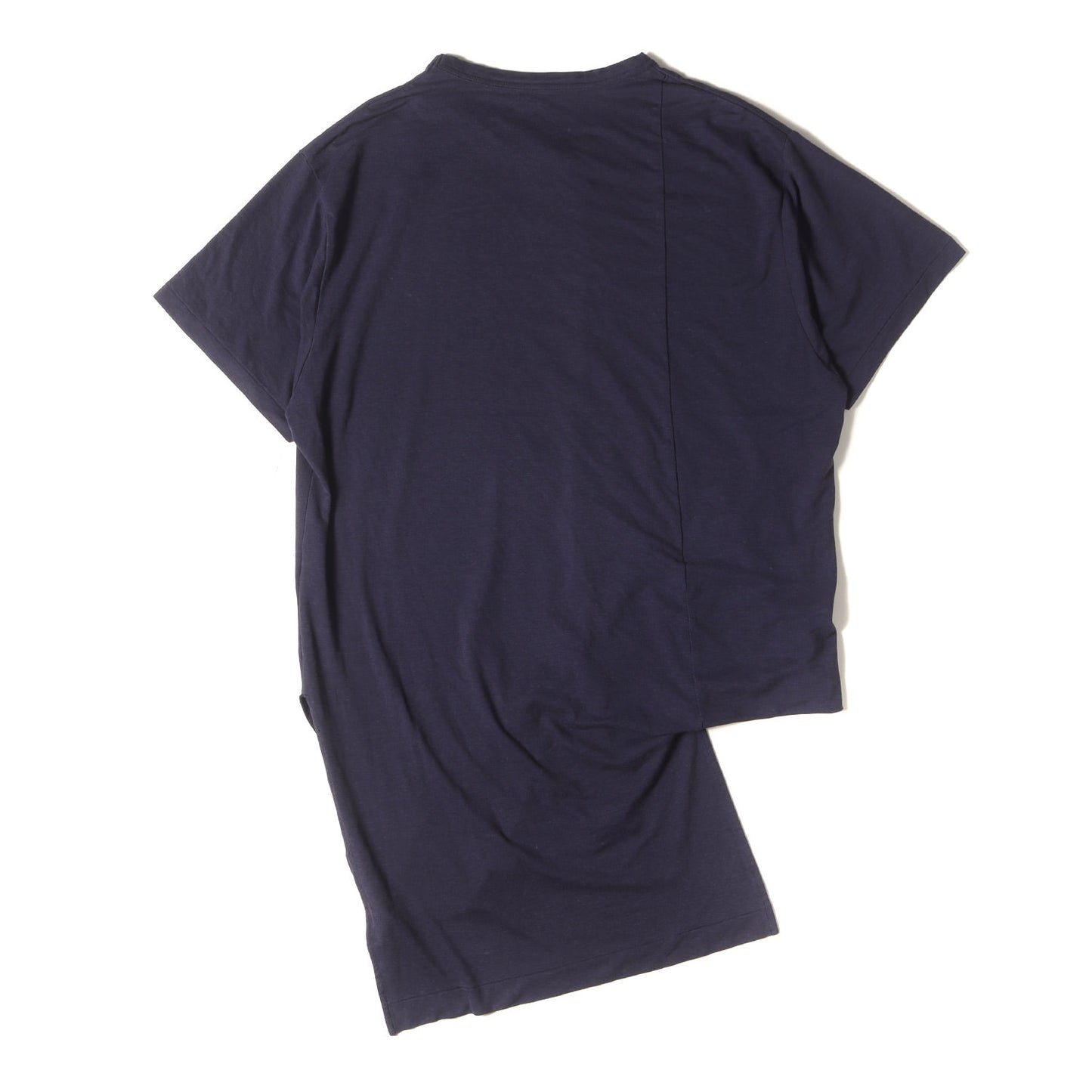 06SS ドレープ アシンメトリー バインダーネック Tシャツ (HR-T77-086) / POUR HOMME