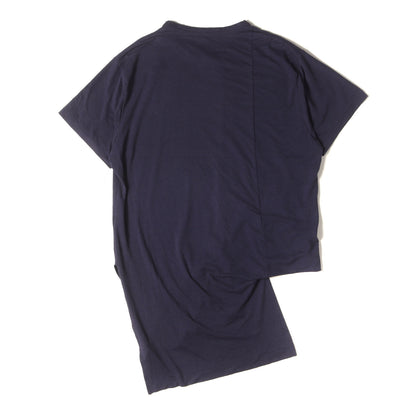 06SS ドレープ アシンメトリー バインダーネック Tシャツ (HR-T77-086) / POUR HOMME