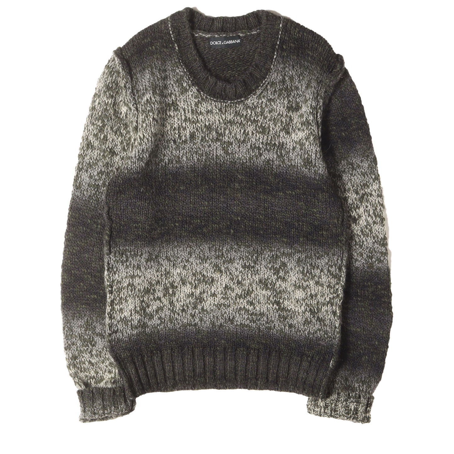 グラデーション ボーダー アルパカ混 ニット (GCO13K F17E2)