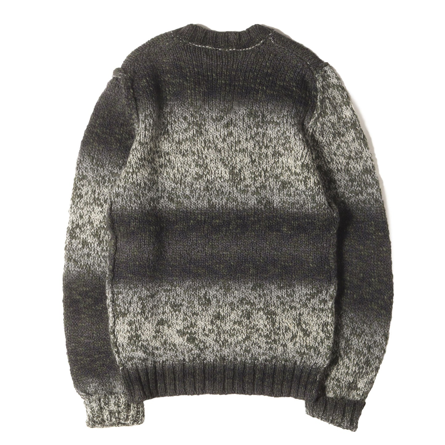 グラデーション ボーダー アルパカ混 ニット (GCO13K F17E2)