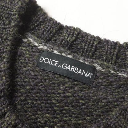 グラデーション ボーダー アルパカ混 ニット (GCO13K F17E2)