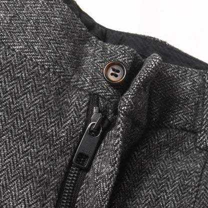 サイドライン ストレッチ ウールナイロン ヘリンボーン スラックス パンツ (GWL8AT FCGAE)