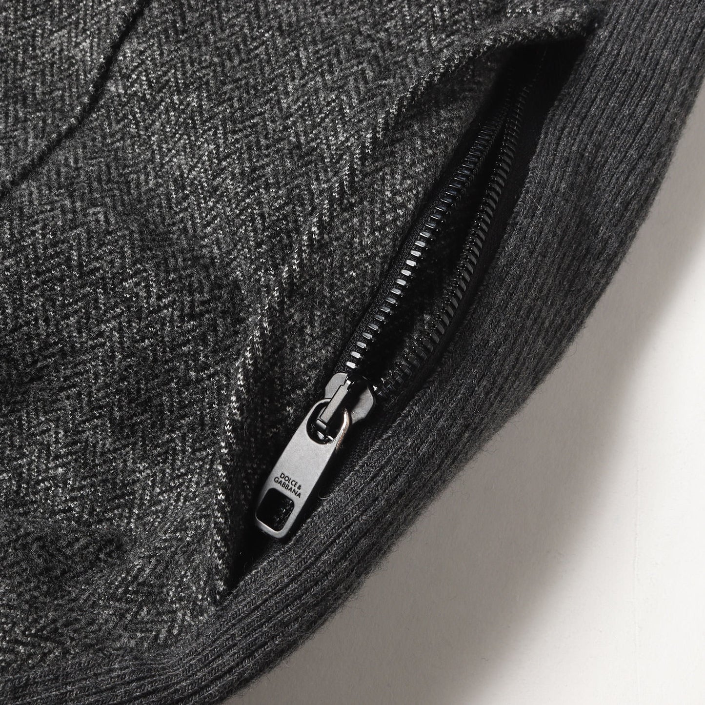 サイドライン ストレッチ ウールナイロン ヘリンボーン スラックス パンツ (GWL8AT FCGAE)