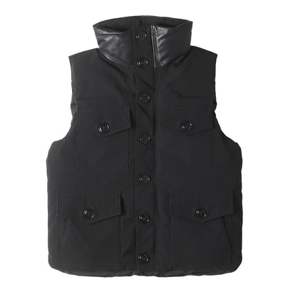 × UNITED ARROWS BEAUTY&YOUTH 別注 レザー ハイネック ダウンベスト (MONTREAL VEST 3434JML R)