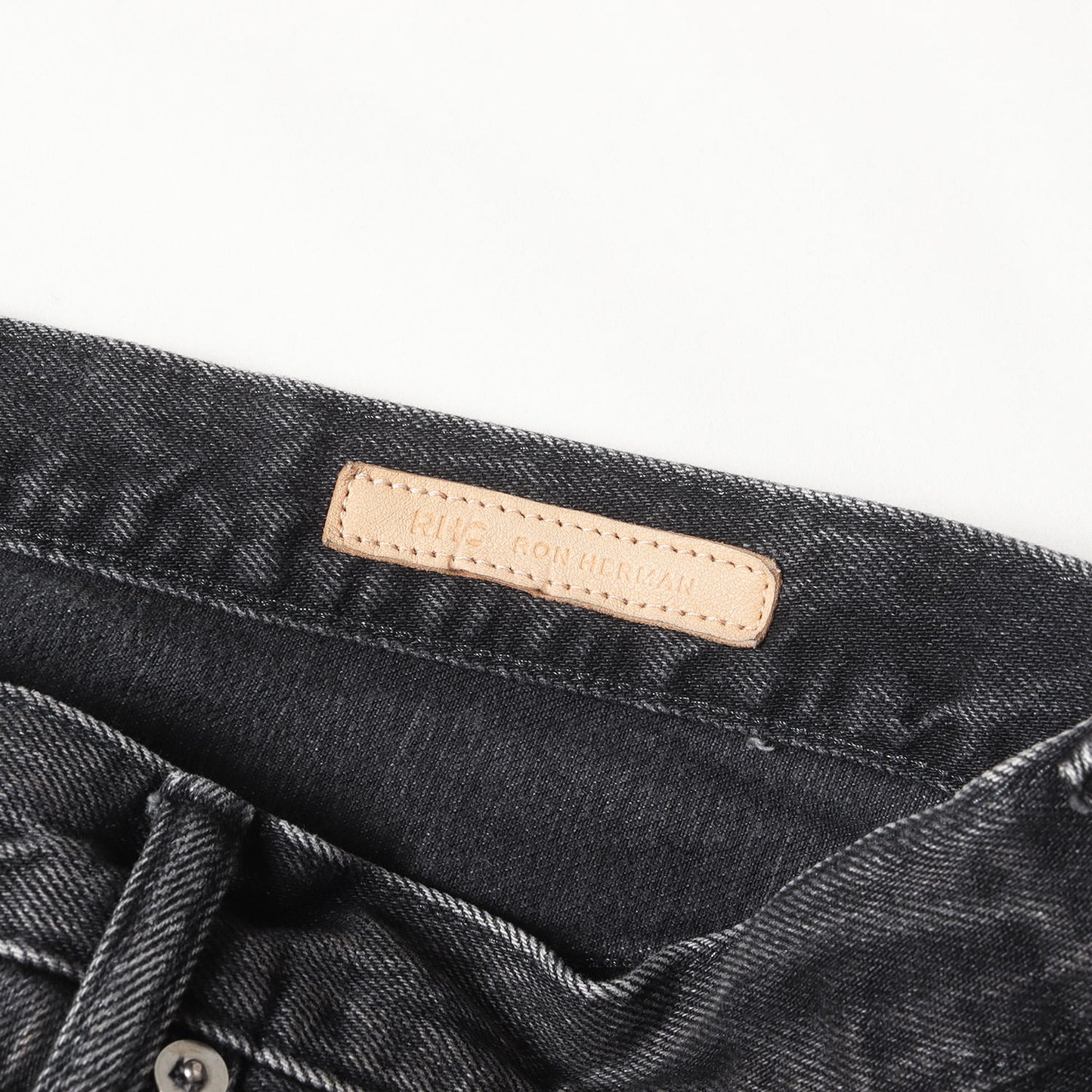 23AW ベインズ スリムフィット ブラック デニム パンツ (3820600023) / MADE IN JAPAN