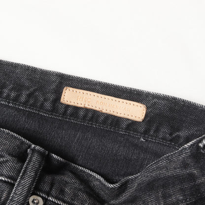 23AW ベインズ スリムフィット ブラック デニム パンツ (3820600023) / MADE IN JAPAN