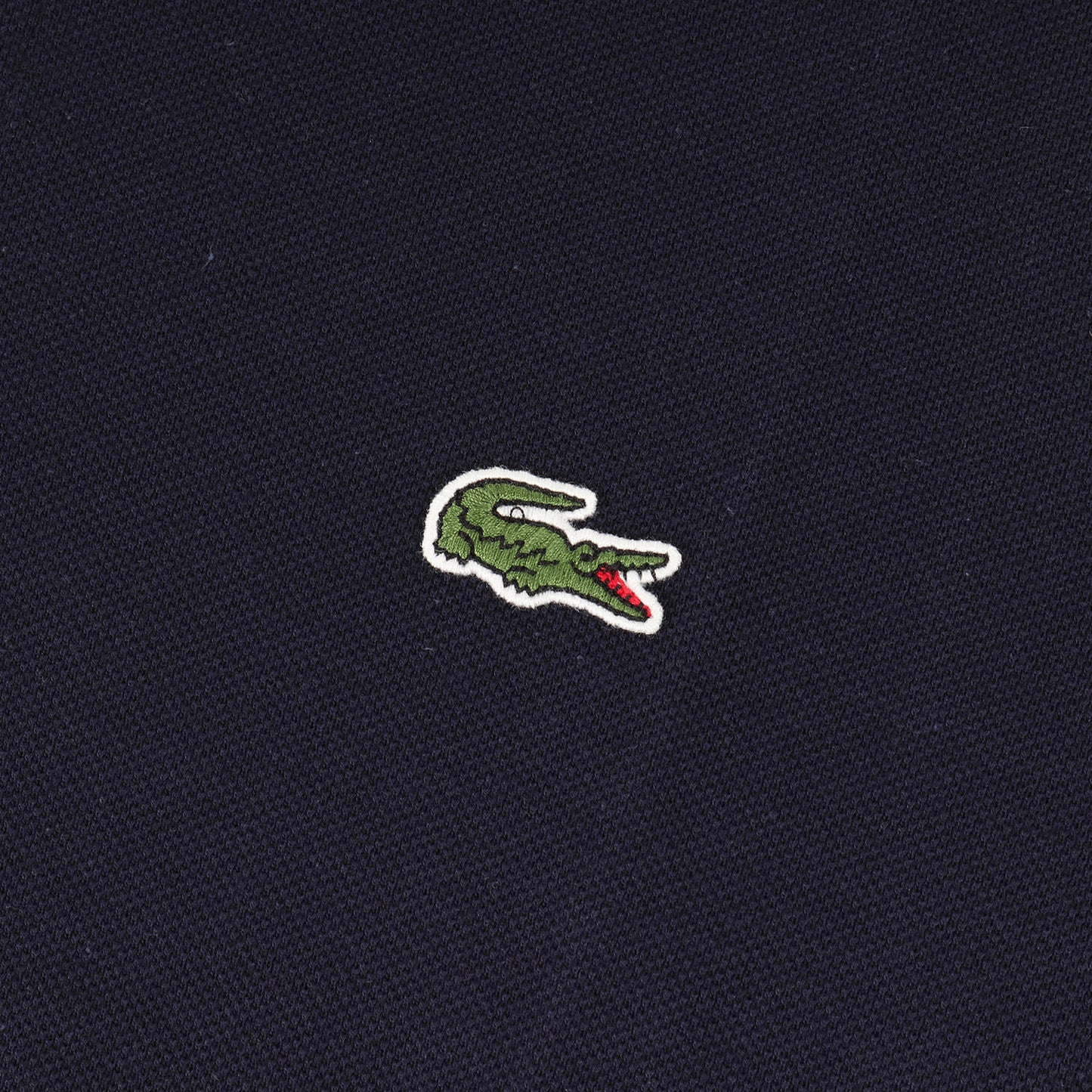 ワンポイント ワニ ワッペン 刺繍 鹿の子 ポロシャツ (L1212AL) / CLASSIC FIT MADE IN JAPAN