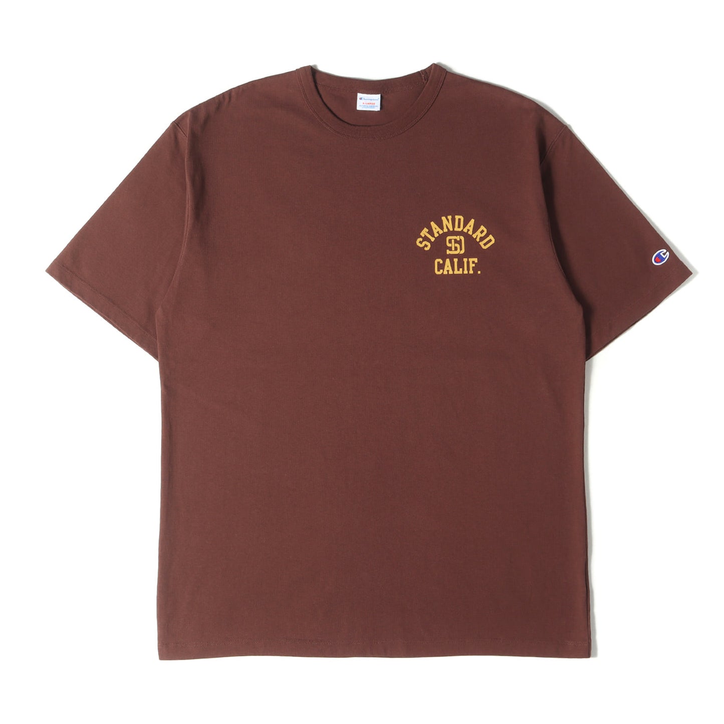 25SS × Champion ロゴ ヘビーウェイト バインダーネック Tシャツ (Champion for SD Exclusive Heavyweight Logo T)