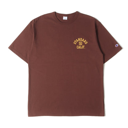 25SS × Champion ロゴ ヘビーウェイト バインダーネック Tシャツ (Champion for SD Exclusive Heavyweight Logo T)