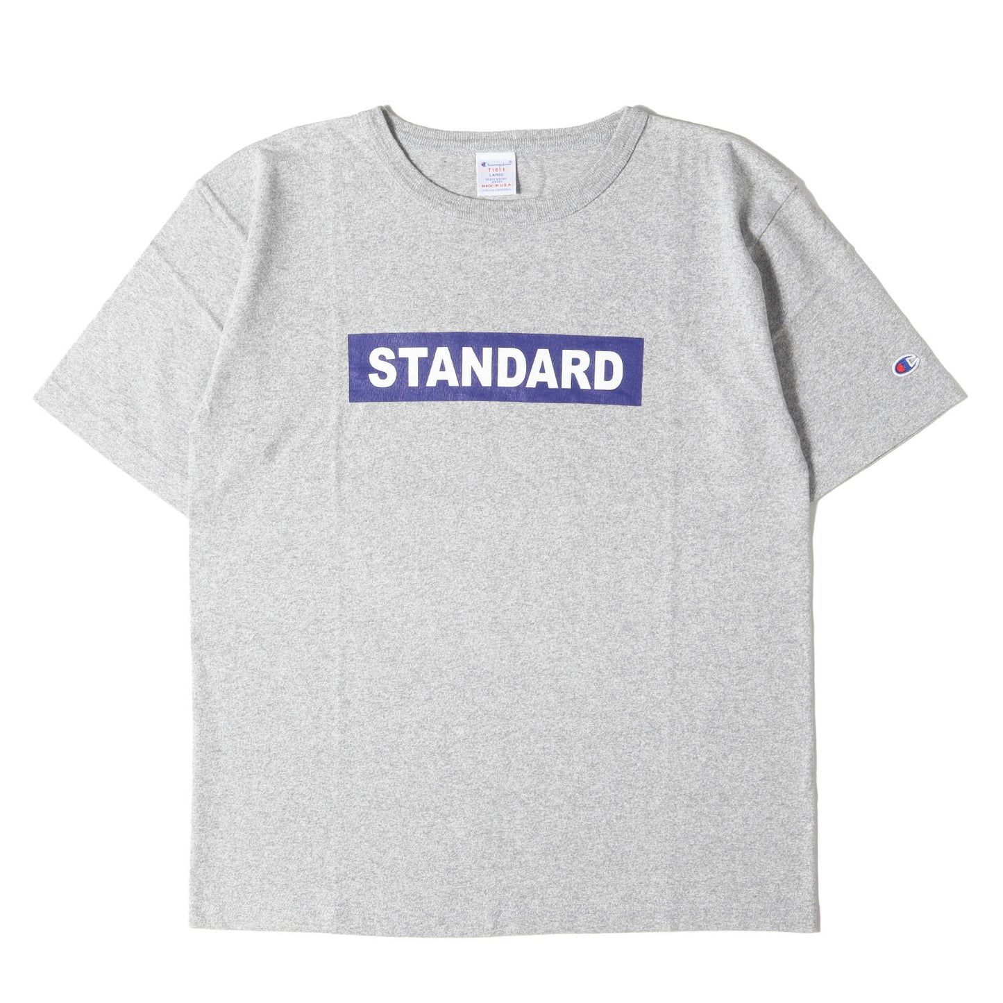 × Champion ボックス ロゴ ヘビーウェイト バインダーネック Tシャツ (CHAMPION × SD T1011) / MADE IN USA