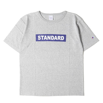 × Champion ボックス ロゴ ヘビーウェイト バインダーネック Tシャツ (CHAMPION × SD T1011) / MADE IN USA