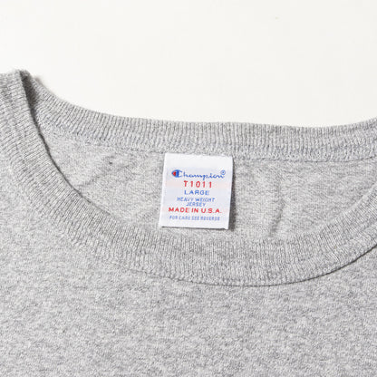 × Champion ボックス ロゴ ヘビーウェイト バインダーネック Tシャツ (CHAMPION × SD T1011) / MADE IN USA