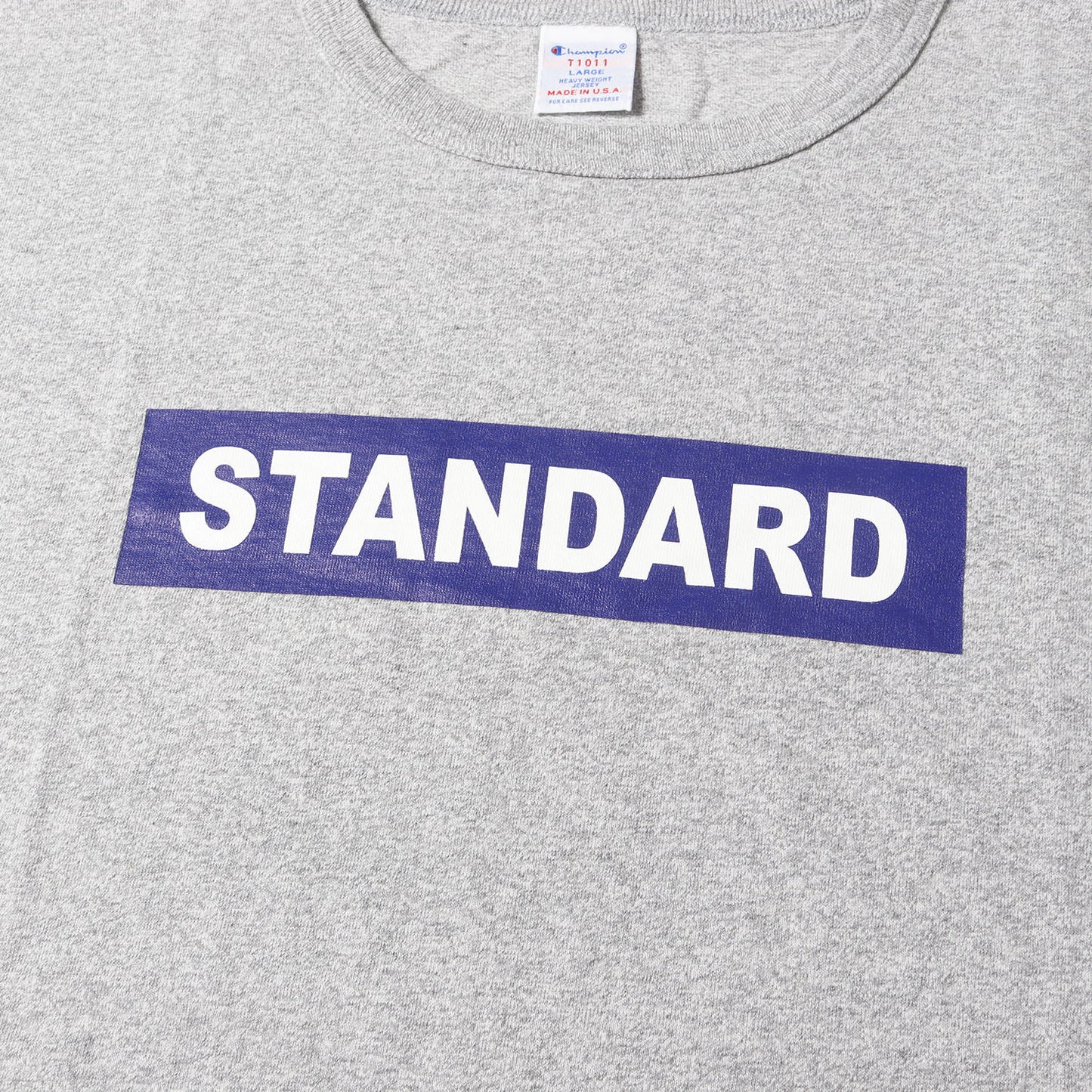 × Champion ボックス ロゴ ヘビーウェイト バインダーネック Tシャツ (CHAMPION × SD T1011) / MADE IN USA