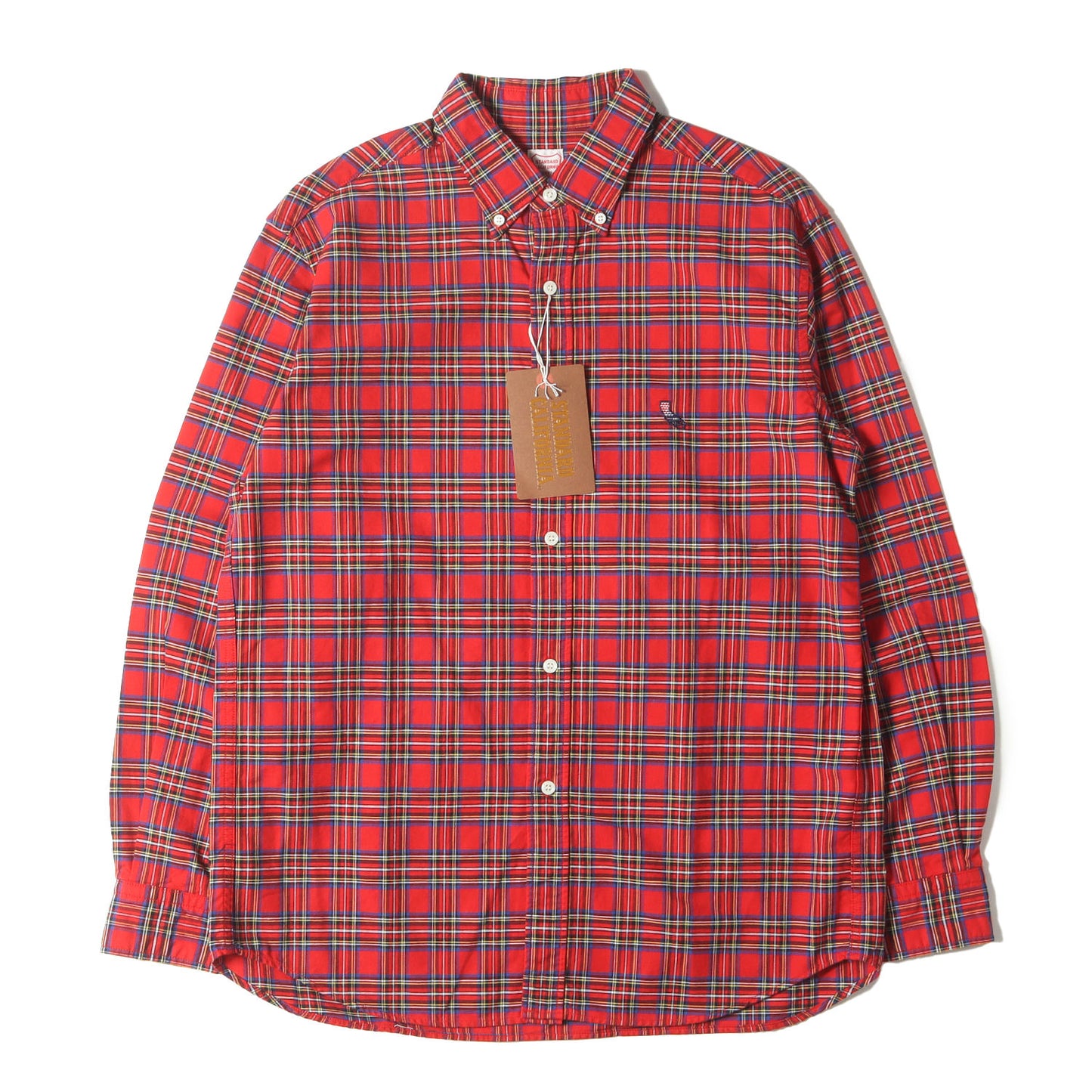 ロイヤルスチュワート タータンチェック ボタンダウン ドレス シャツ (SD Tartan Check B.D Shirt)